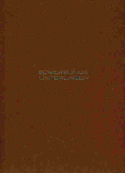 Bewerbungsmappe aubergine